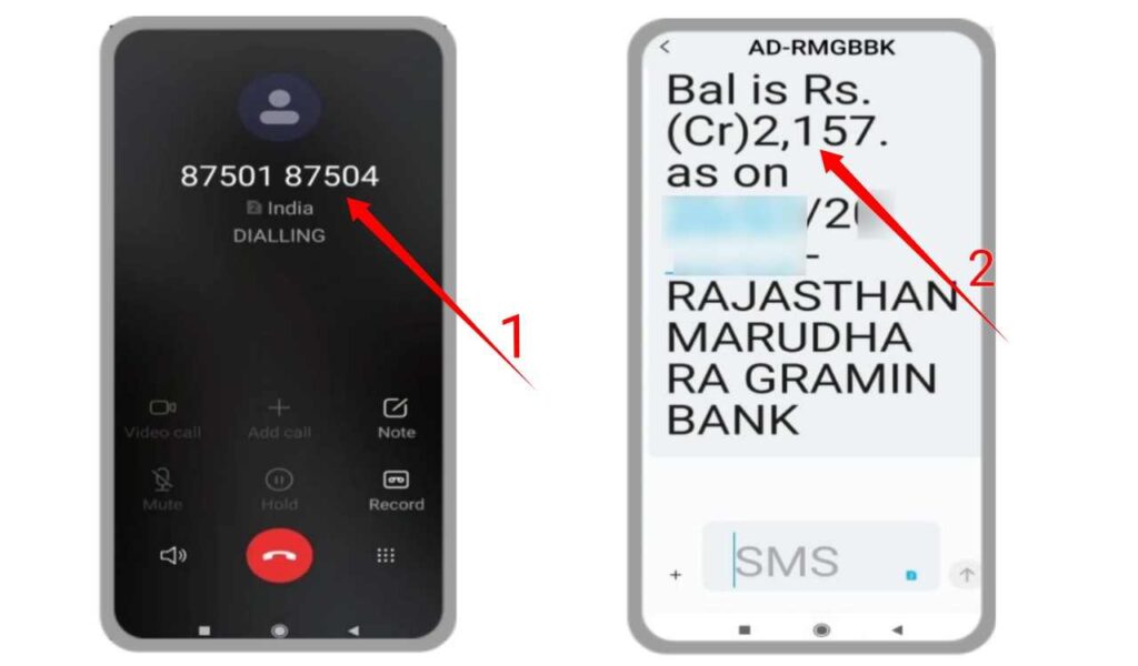Rajasthan Marudhara Gramin Bank Balance Check Number 