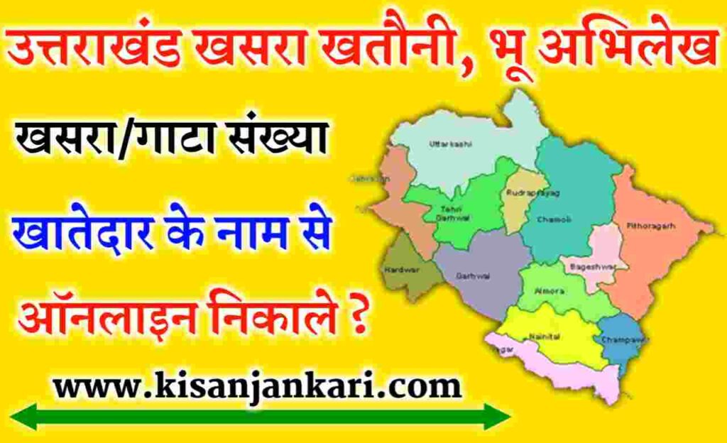  Uttarakhand Bhulekh Khasra Khatauni Check