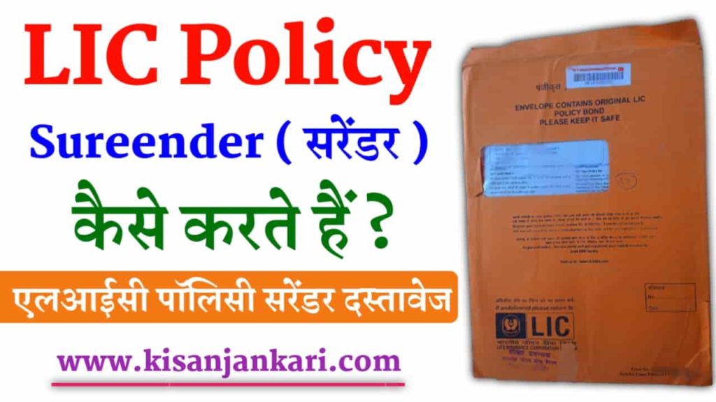 LIC Policy Surrender Kaise Kare