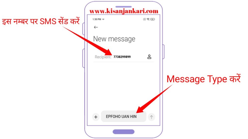 How To Know UAN Number Through SMS