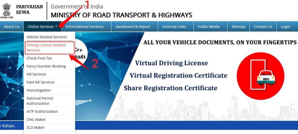 How To Renew Driving License Online