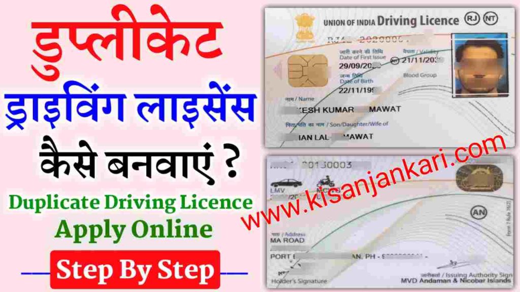 How To Get Duplicate Driving Licence