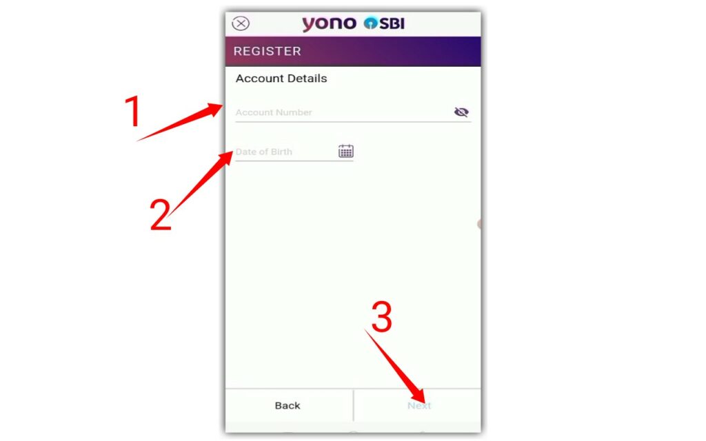 bank account details se yono sbi registration kaise kare 