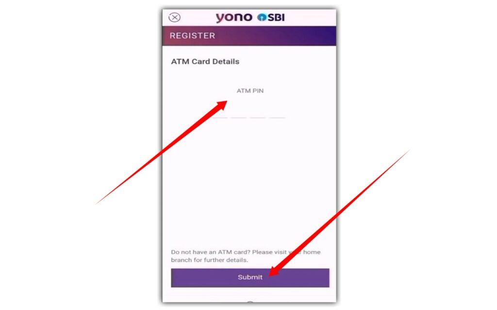 yono sbi username and password create 
