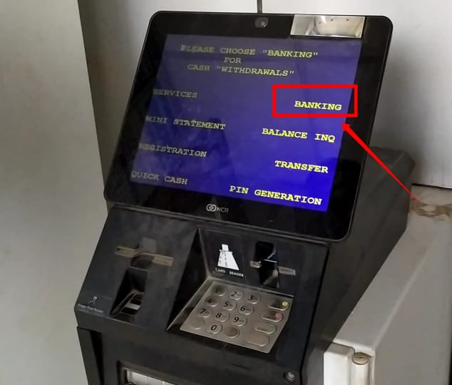 how to change sbi atm pin 