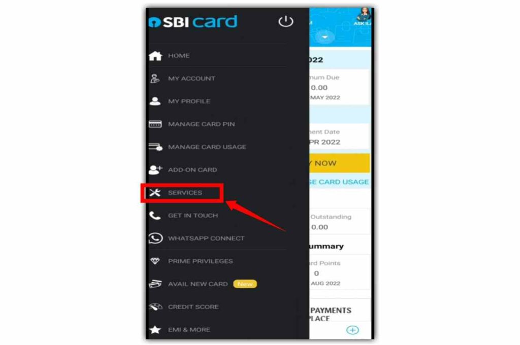 sbi credit card close online 